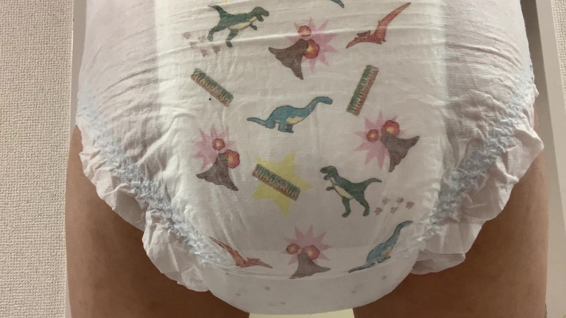 second poop in a dinosaur diaper