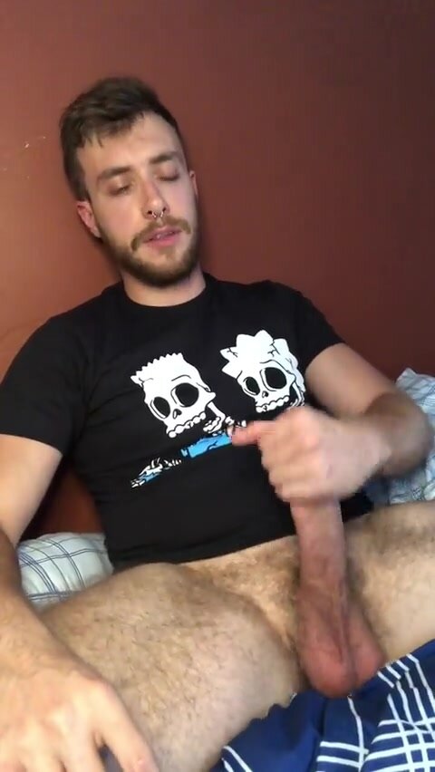 Hot Zaddy strokes to cum blast 3