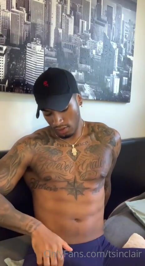 Tatted Trade In Fitted Cap Stroking That Dick