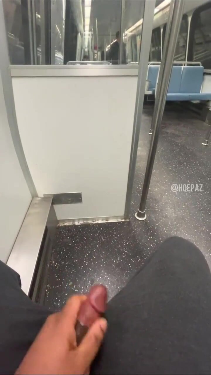 Caught Jacking Off on the Subway