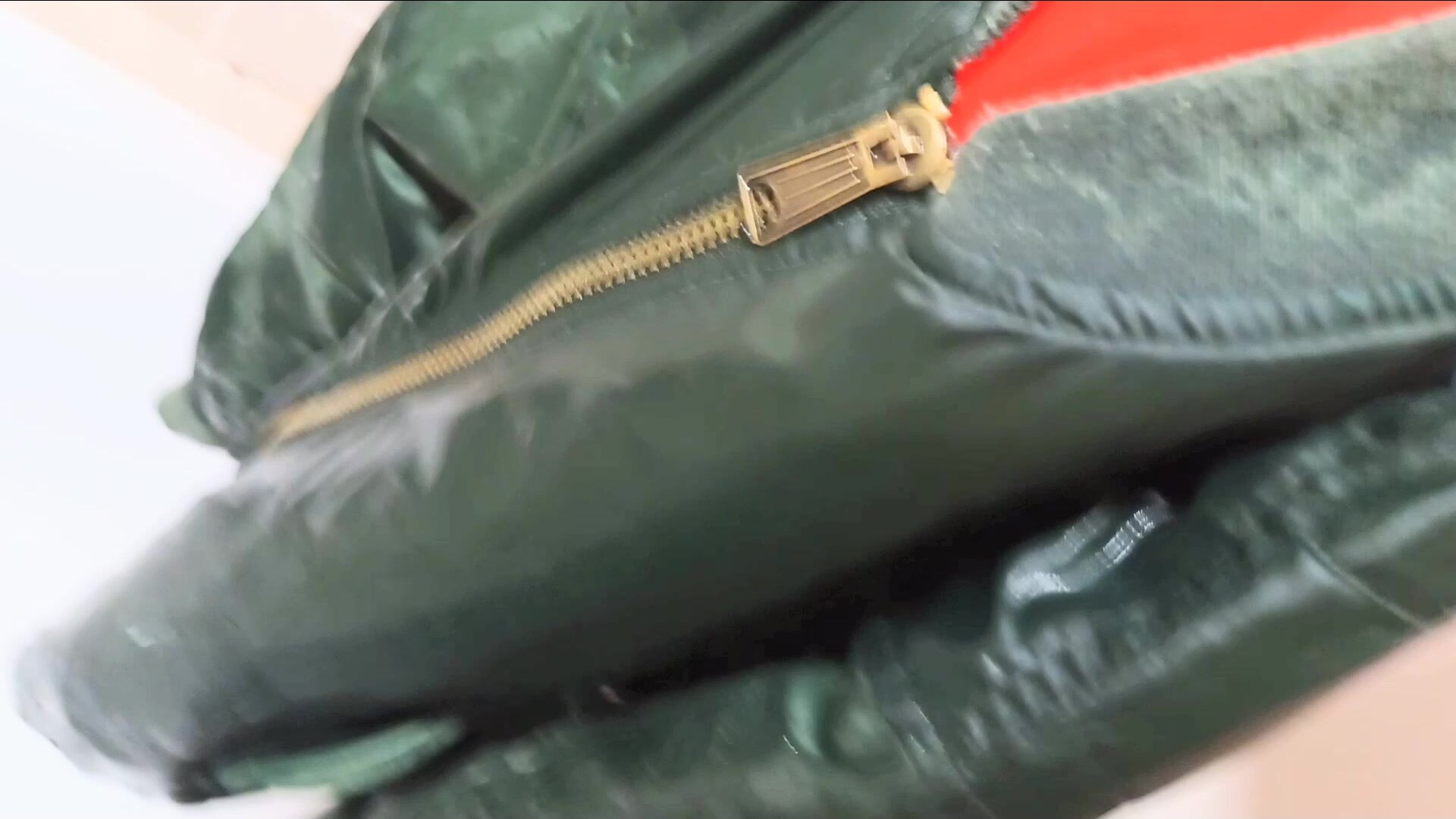Bomberjacket soaked in piss