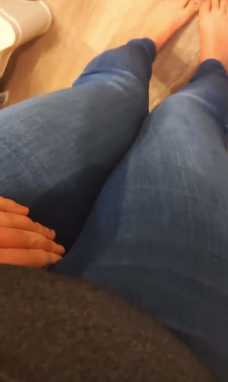 Desperation jeans wetting - video 2