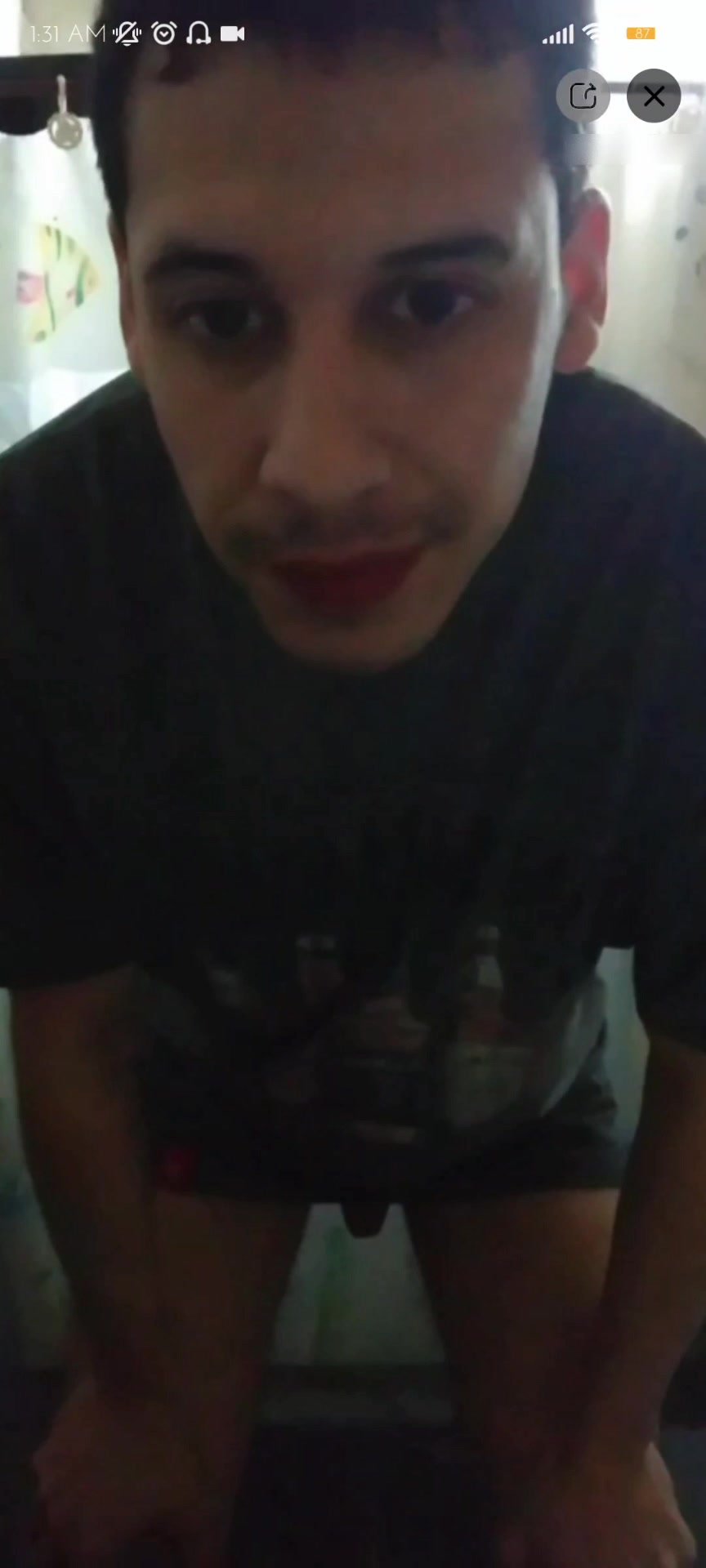 Flashing dick on live - video 2
