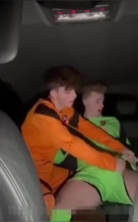 on the way home from the game