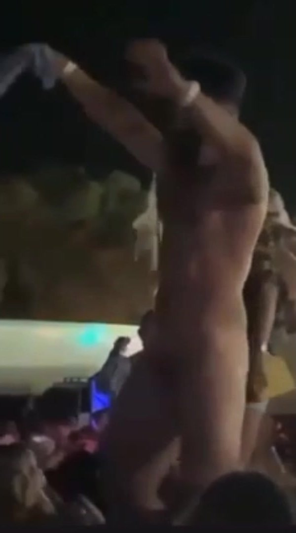 Public strip small cock