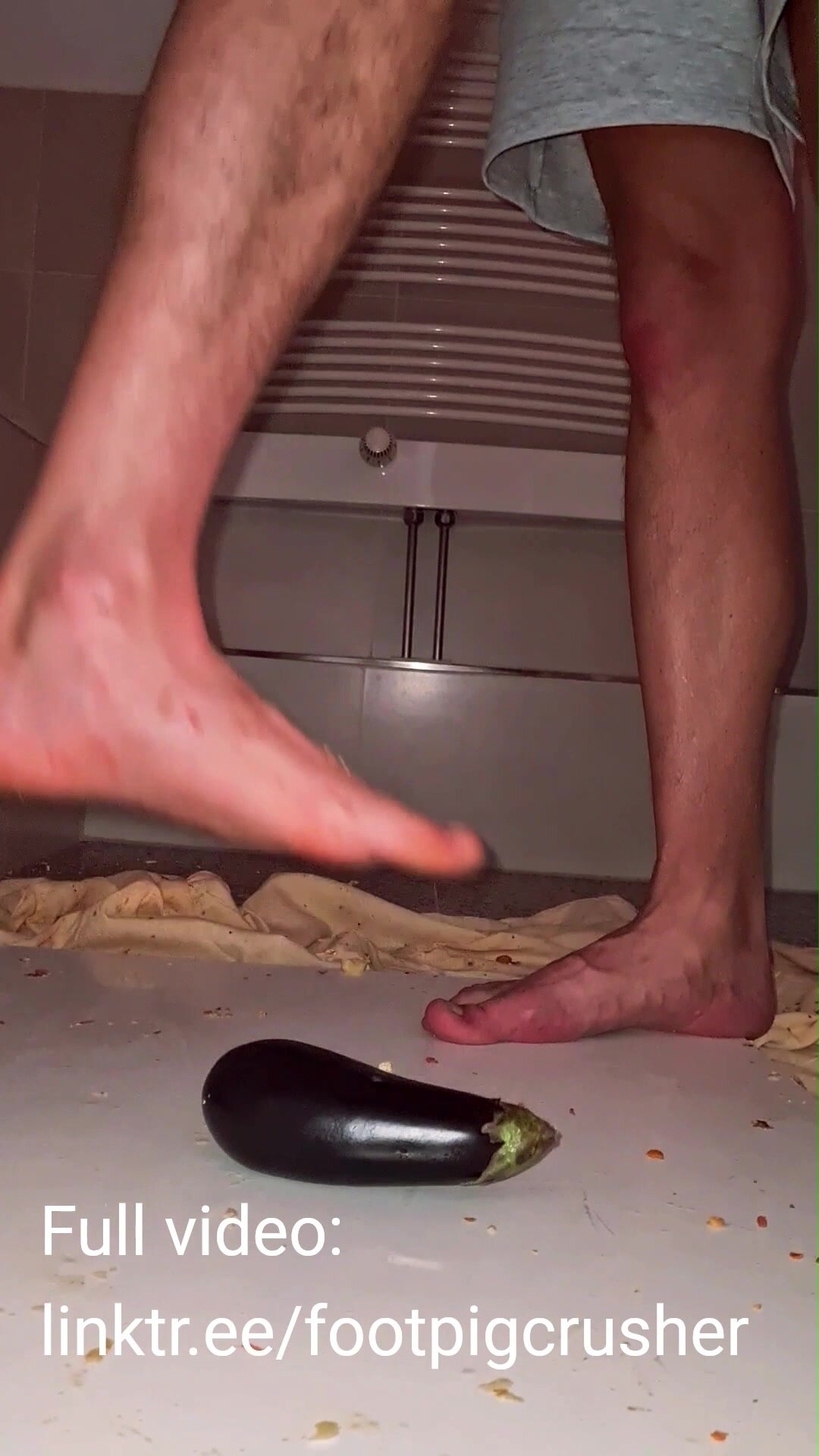 Bro and me crushing your cock under our naked feet
