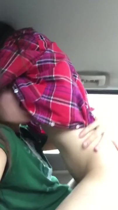 Young Couple Fuck in the Car