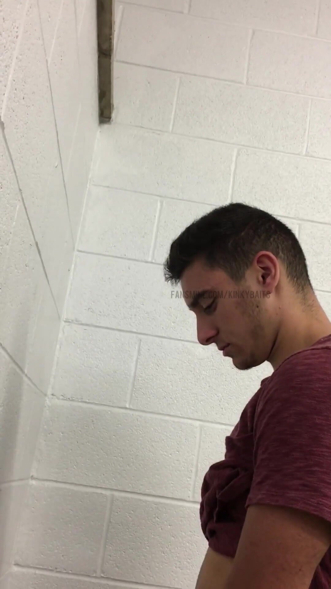 uncut dick at urinal - video 7