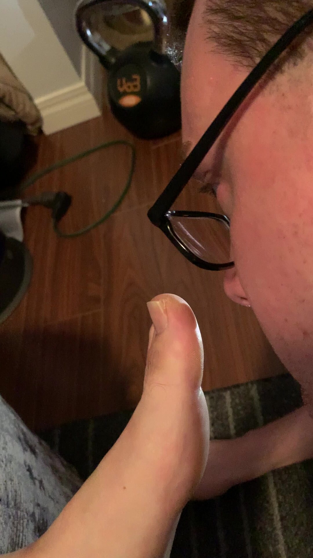 Stinky Alpha Feet for Sub to Sniff