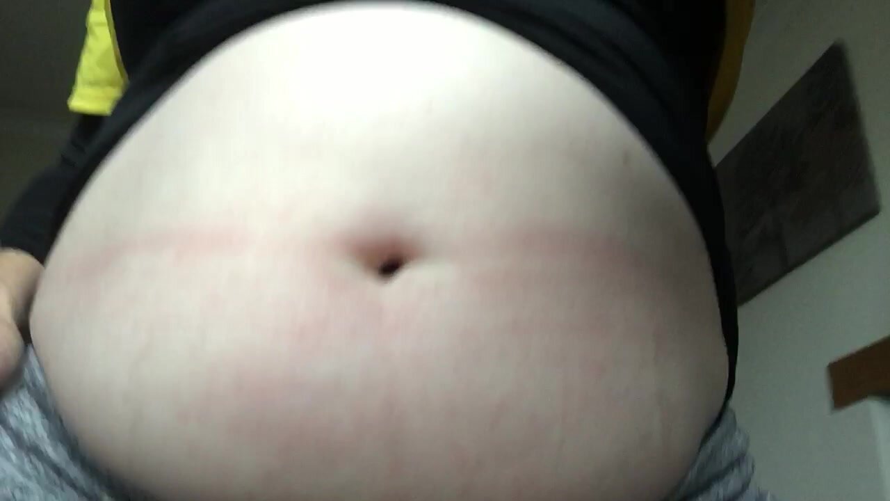 Bloated belly and belly punch