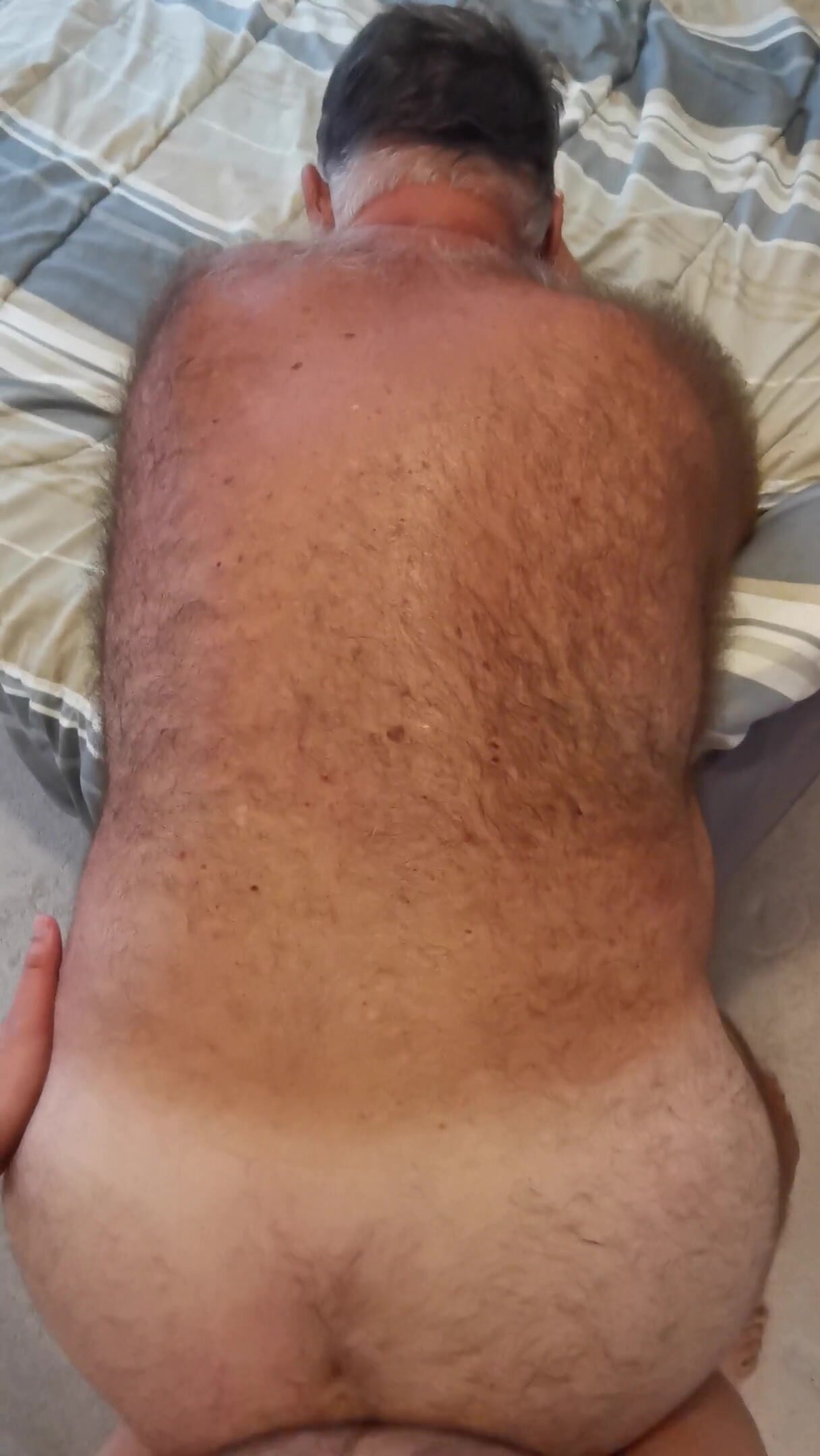 Hairy dad fucked from behind