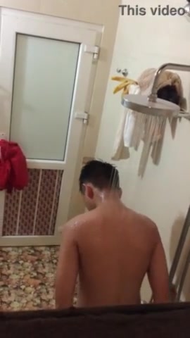 SPYING ASIAN BOY IN THE TOILET