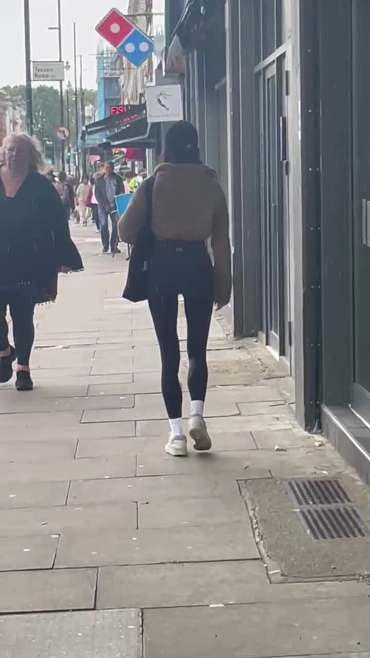 Skinny teen in public