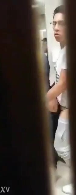 Guys fucking in the restroom cruising
