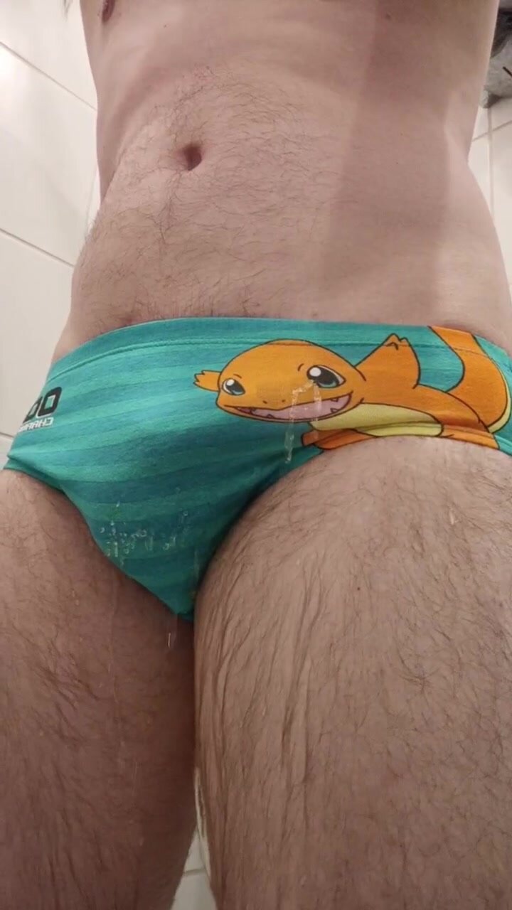 Couldn't hold it and pissed my charmander briefs
