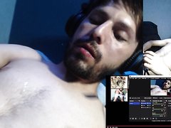 PiafGalviz Watches Porn Live and Cums on Himself