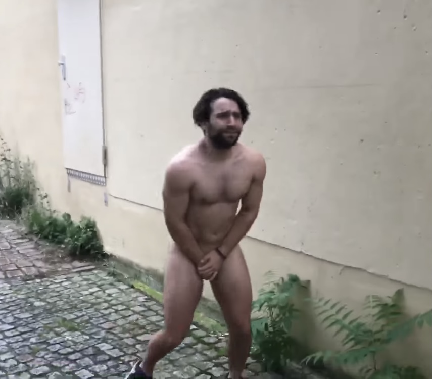 Magic naked in public