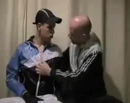 Scally boys snogging