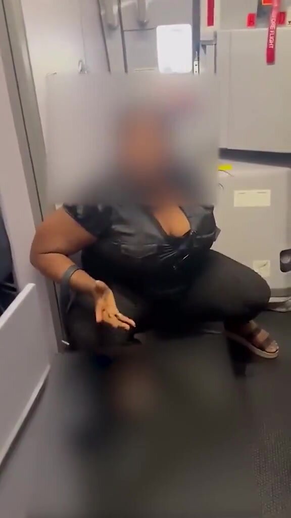 Nigerian woman explains why she pissed in plane isle