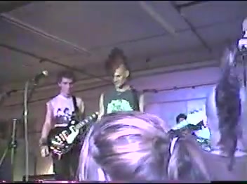 PUNK BOY PISSING ON THE STAGE