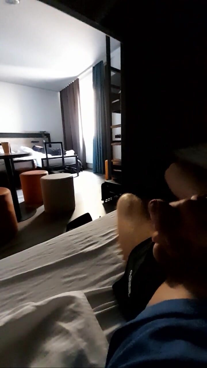 wanking on a room mate