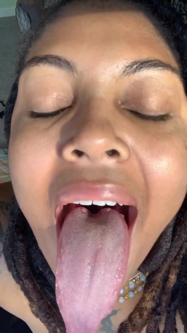 Wonderful long tongue instagram
