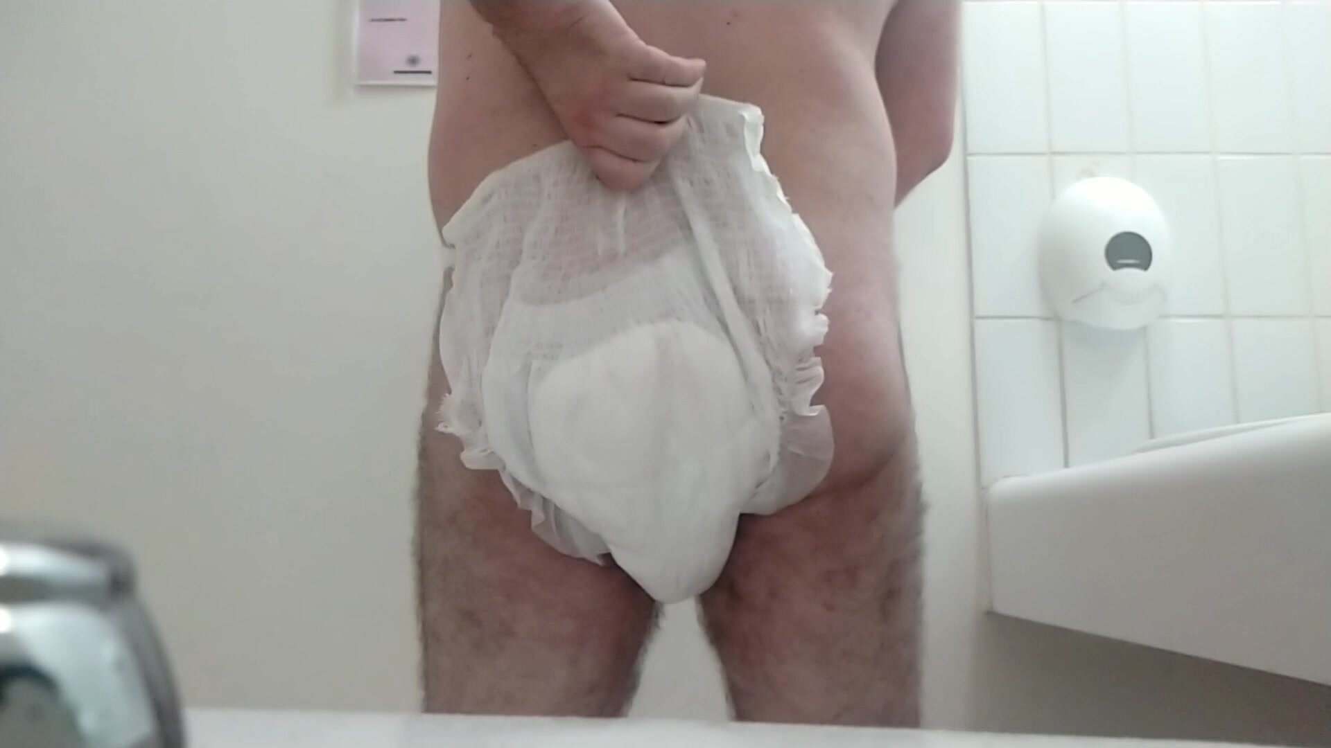 Messy pull up diaper