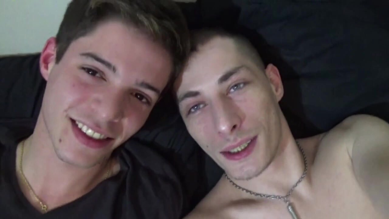 First time on cam for cute French twink
