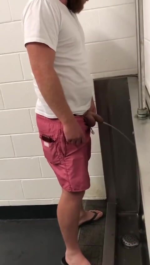 long piss from thick cock