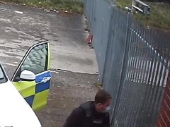 Police man piss