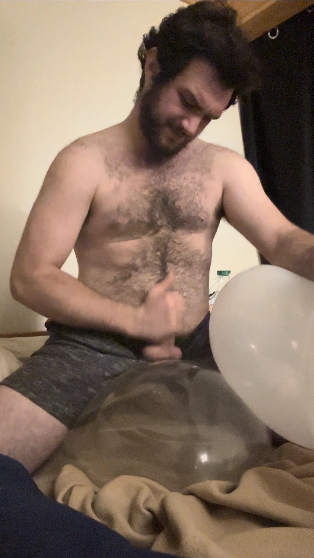 Cum on balloon: Looner boy pops, rides, and… ThisVid.com