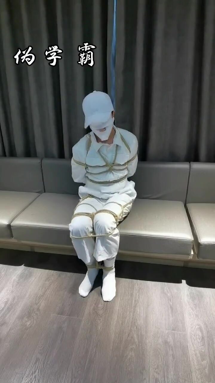 Chinese man tied up