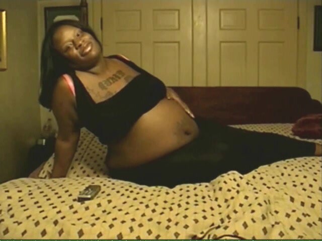 Pregnant ebony - video 2