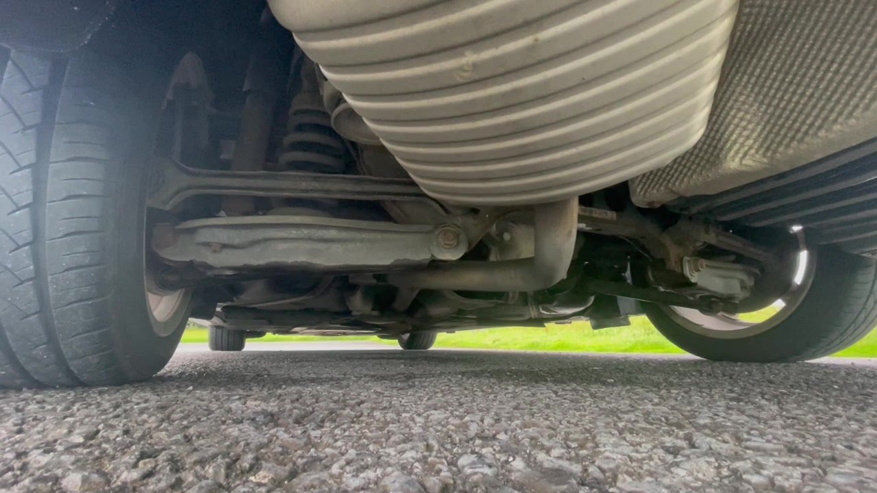 Diesel revving under the car