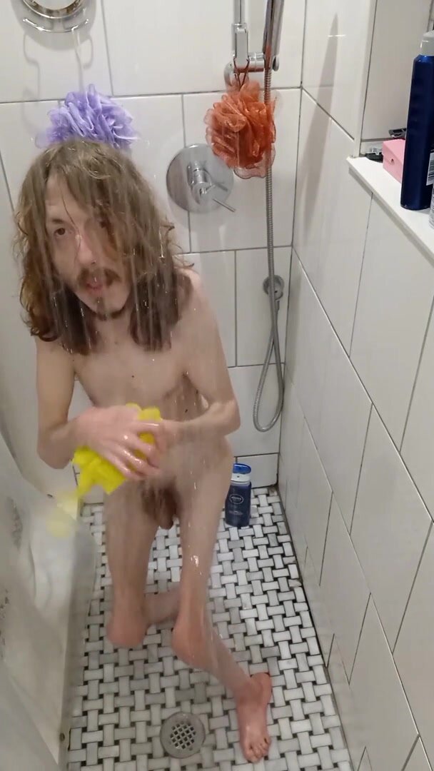 Jerking Off And Taking A Piss And Then Shower