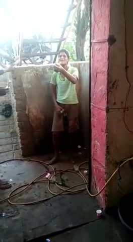 guy with low hangers jerks in front of his friends (no cum)