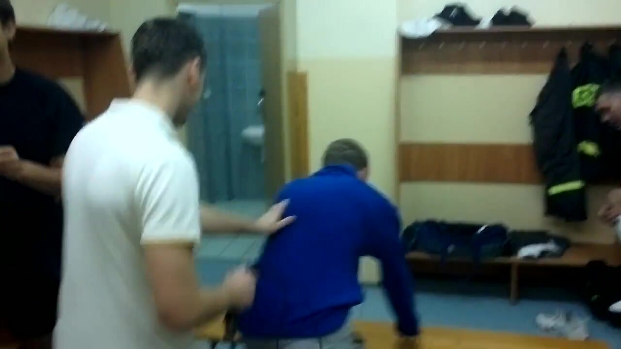 gym locker spanking