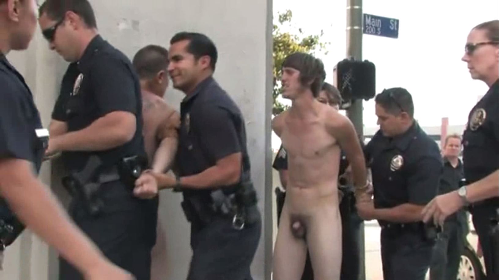 Naked Occupy Protesters Getting Arrested