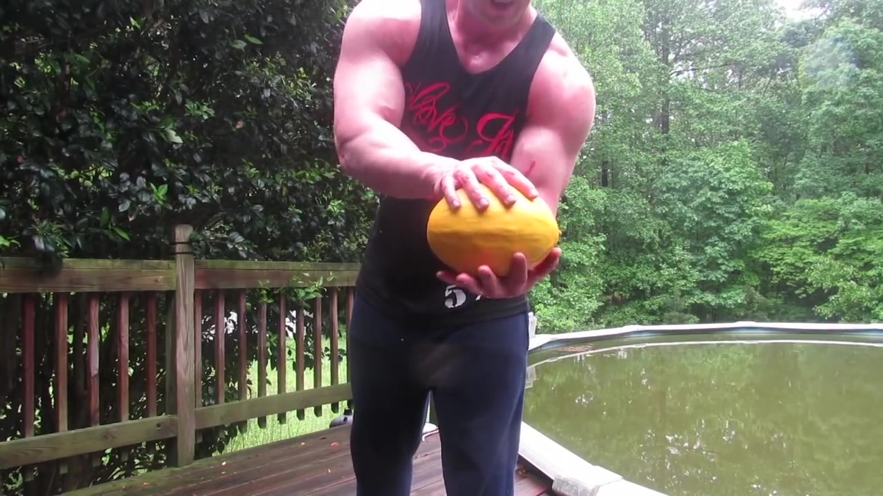 Muscle beast destroy objects