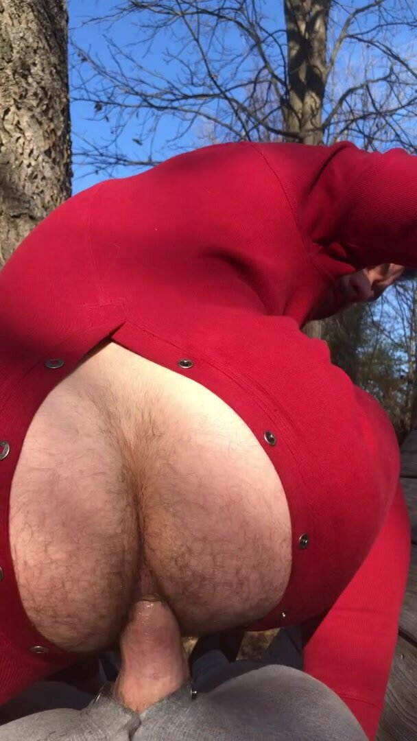 Camper Riding Cock