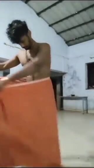 Desi Tamil man nude dress changing