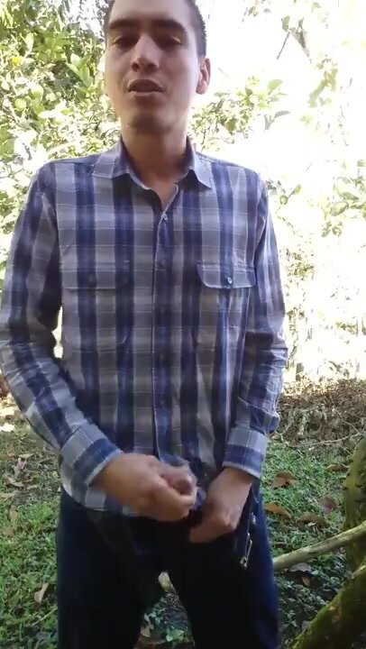 Country boy cums