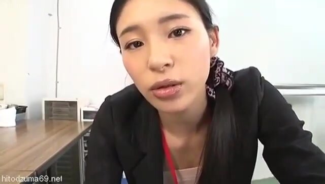 Japanese office lady facesitting, footjob, hipjob