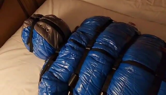 ZipsDown Sleeping bag bondage
