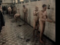 Workers in the shower
