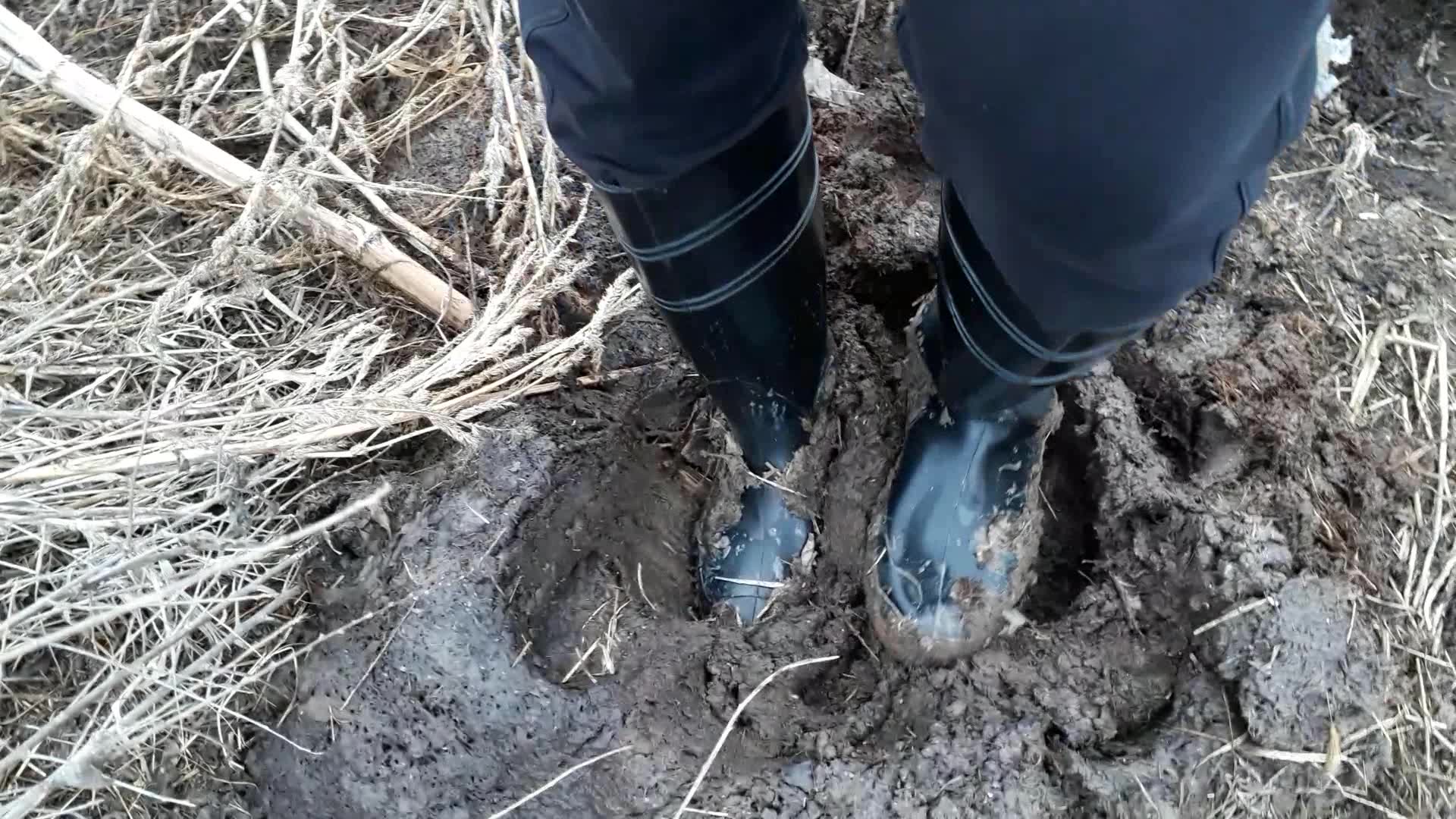 Rubber boots vs manure