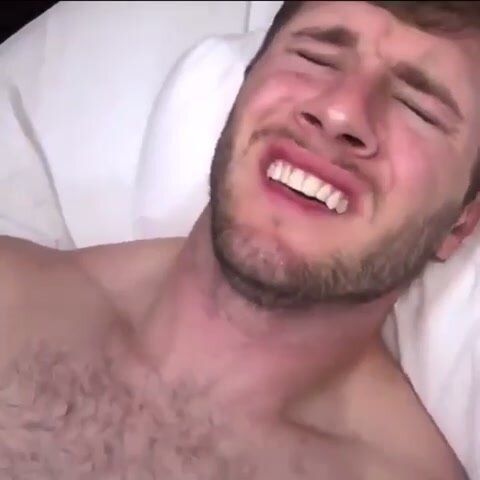 Hairy straight takes his first cock