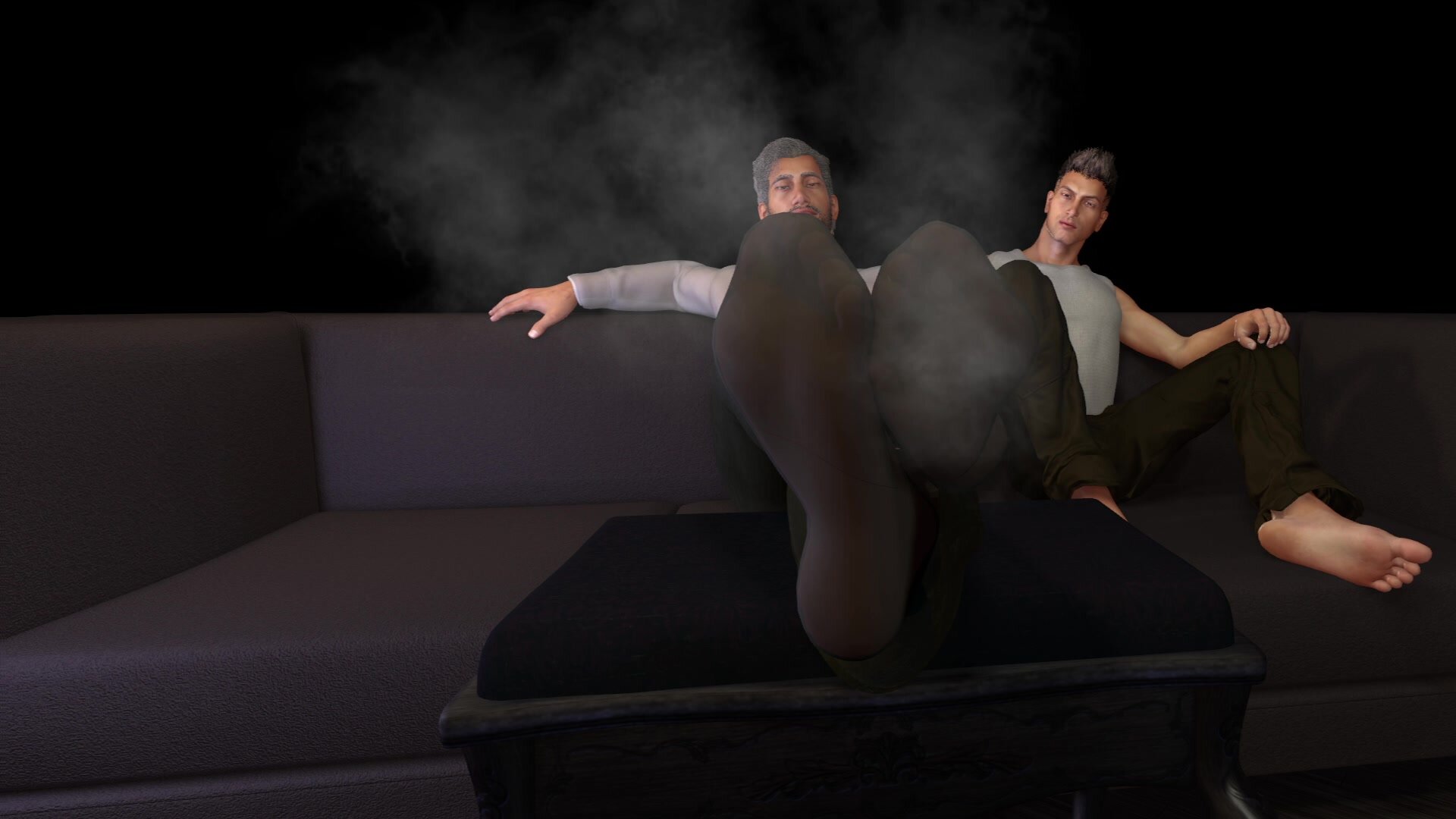 Stepson can't stop staring at dad's smelly socks - Anim