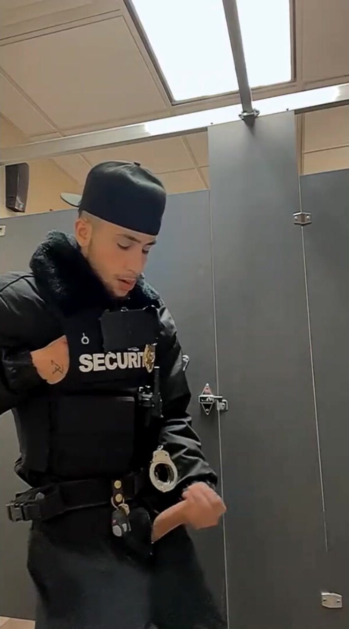 "Security, we have a lewd man in the mensroom"