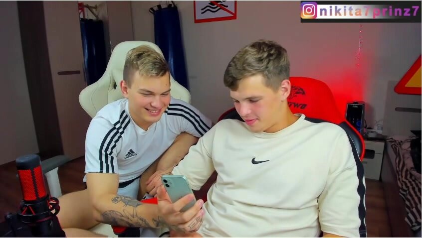 two amazing russian boys on cam